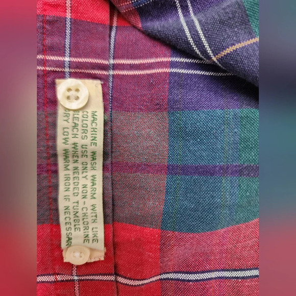 🤴👔 Plaid long sleeve button down shirt in size XXLT - Picture 2 of 16